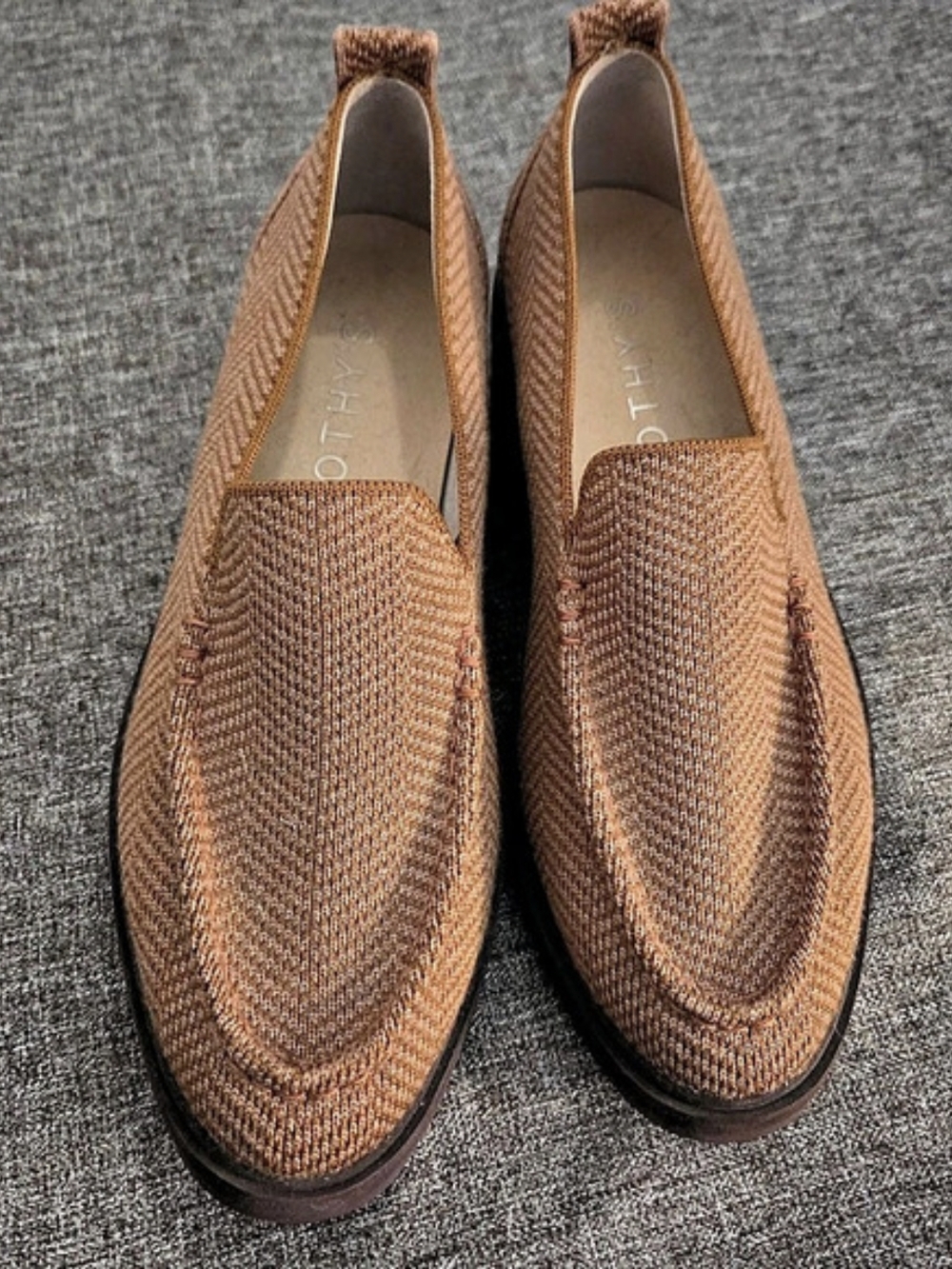 Rothy's The Lug Loafer Woven Slip-On Loafers in Brown